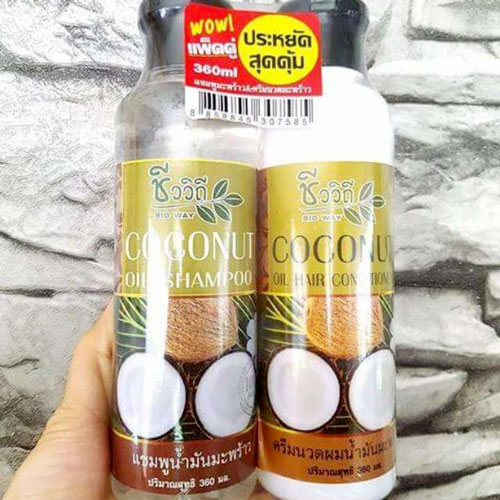 Bộ dầu gội xả Coconut kích mọc tóc Thái Lan 360ml