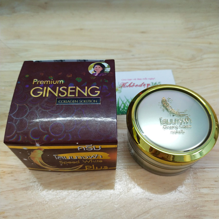 Kem Dưỡng Trắng Da, Chống Lão Hóa Premium Ginseng Collagen Solution Thái Lan 20gr Ban Đêm