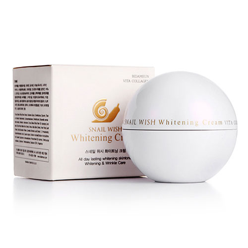 Kem Dưỡng trắng sáng da SNAIL Wish Whitening Cream Hàn Quốc 50gr