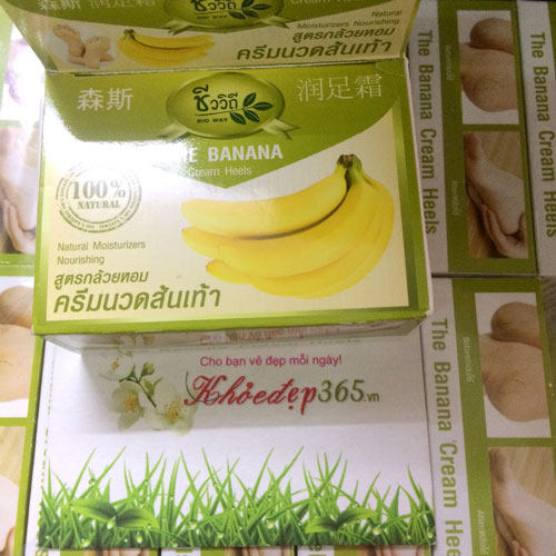 Kem Trị Nứt Gót Chân The Banana Cream Heels Thái Lan 30gr