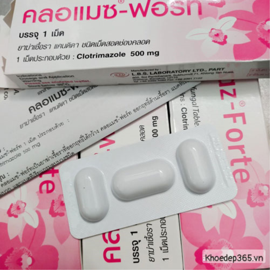 Viên Đặt Trị Nấm, Viêm Nhiễm Phụ Khoa Clomaz-Forte Thái Lan Phụ khoa-1