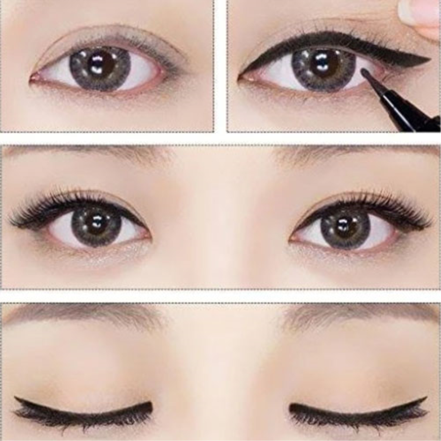 Bút Kẻ mắt nước Cool Black Coloration Eyeliner Sivanna Colors Thái Lan Trang điểm mắt-1