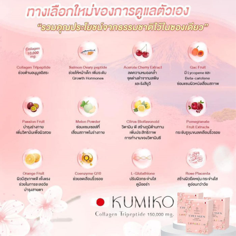 Collagen Kumiko Tripeptide 150.000 Dưỡng trắng da Thái Lan Kem Dưỡng Trắng Da-1