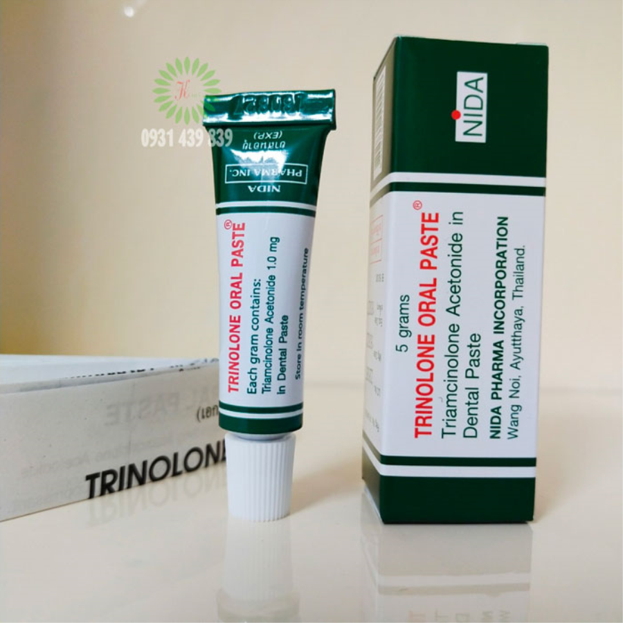 Thuốc Trị Nhiệt Miệng Trinolone Oral Paste Thái Lan Dầu Thảo Dược-1