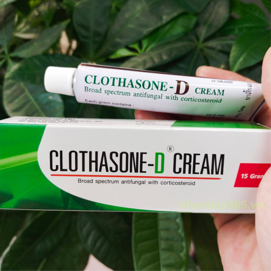 Kem Trị Nấm Móng Clothasone D Cream 15gr Thái Lan Thuốc Đặc Trị Lang Ben-1