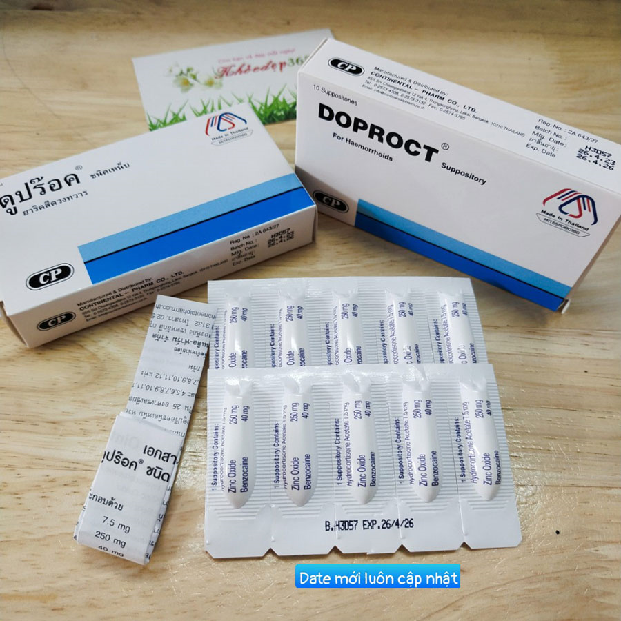Thuốc Đặt Trị Trĩ DopRoct Thái Lan Sản phẩm khác-2