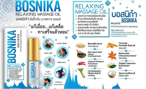 Dầu Lăn Giảm Đau Nhức Bosnika Relaxing Thái Lan Dầu Thảo Dược-1
