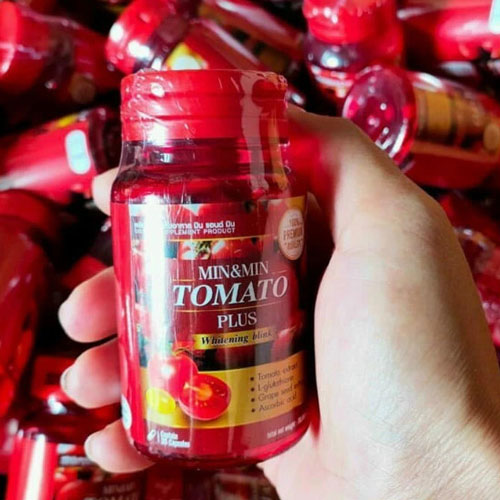 Viên Uống Trắng Da Cà Chua Tomato Thái Lan Kem Dưỡng Toàn Thân-1