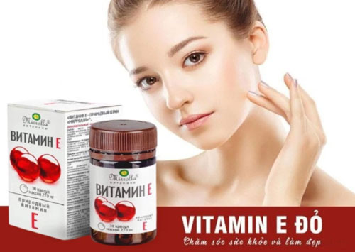 Viên Vitamin E đỏ Mirrolla Nga Sản phẩm khác-1