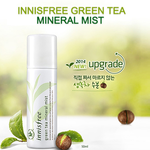 Green Tea Mineral Mist Xịt khoáng trà xanh Innisfree 50ml