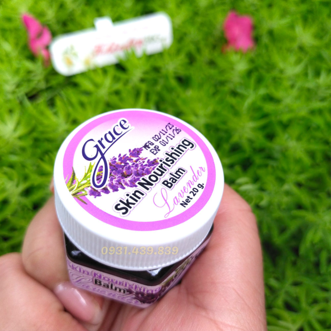 Dầu Cù Là Giúp Ngủ Ngon Grace Lavender Chính hãng Thái Lan 20gr