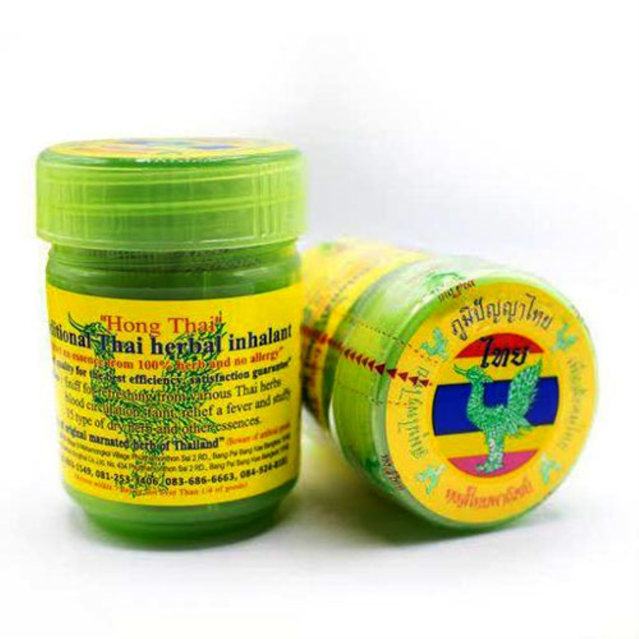 Dầu Hít Thảo Dược Hongthai Brand Compound Herb Inhaler Thái Lan 40gr