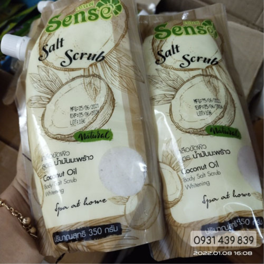 Muối Dừa Tẩy Tế Bào Chết Sense Coconut Body Salt Scrub Thái Lan