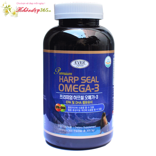 Tinh Dầu Hải Cẩu Harp Seal Omega3 Hàn Quốc