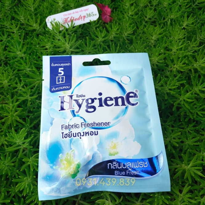 Túi Thơm Hương Hoa Đậm Đặc Hygiene Thái Lan - Blue Fresh