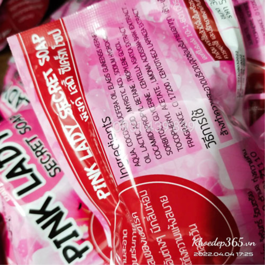 Xà Phòng Se Khít Vùng Kín Pink Lady Secret Soap Thái Lan Phụ khoa-1