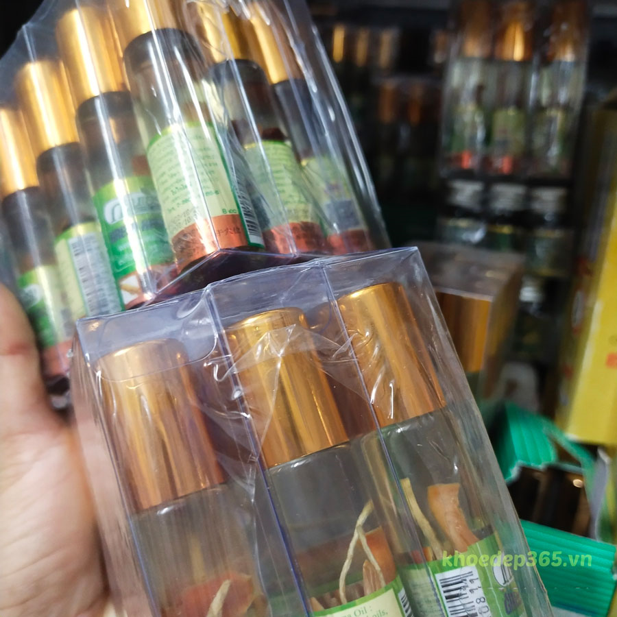 Dầu lăn sâm Thảo Dược Green Herb Oil Thái Lan 2018 Dầu Thảo Dược-1