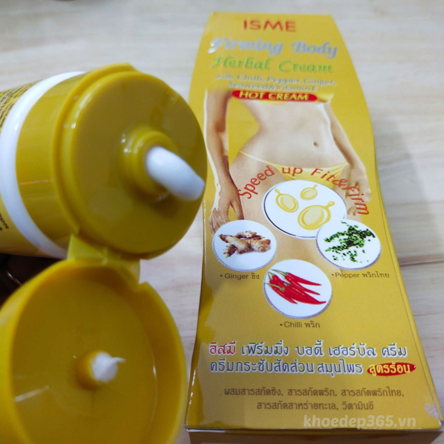 Kem Tan Mỡ ISME Firming Body Herbal Cream Thái Lan Tăng - Giảm Cân-2