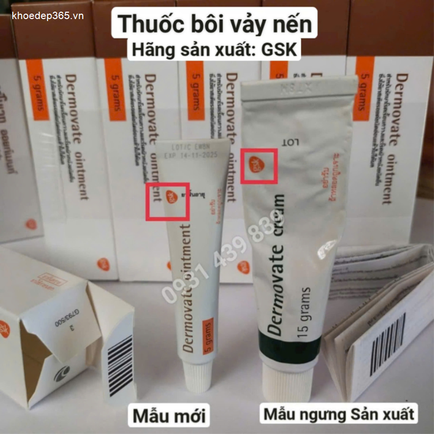 Kem Điều Trị Vảy Nến Dermovate Cream Thái Lan 5g Thuốc Đặc Trị Vảy Nến-1