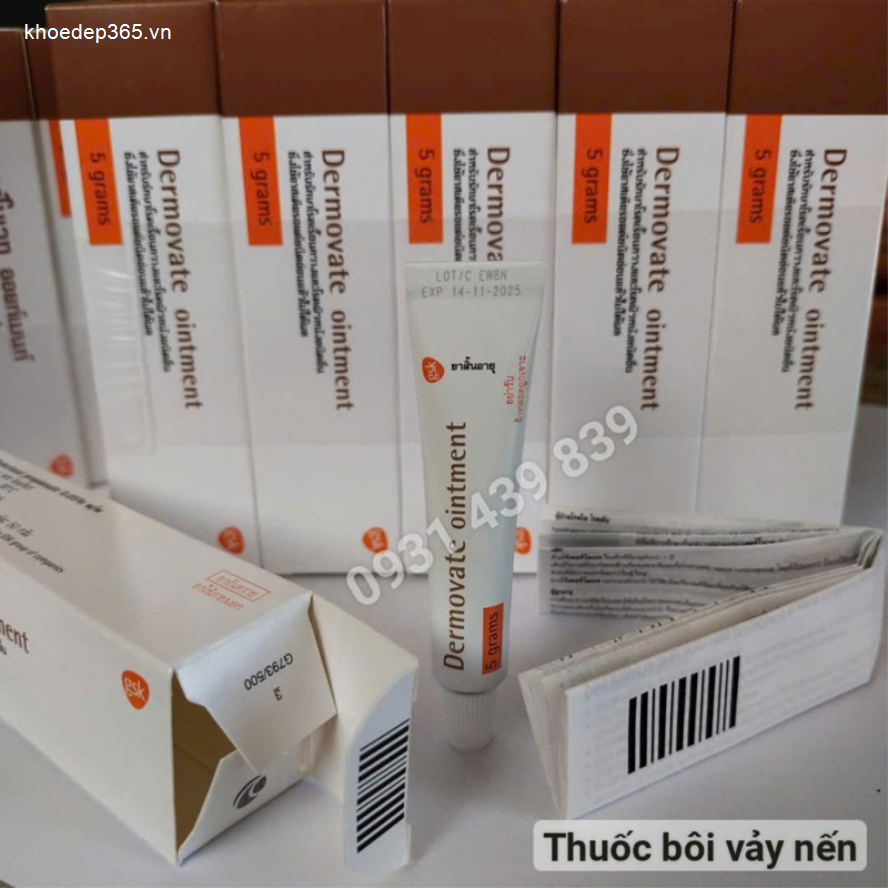 Kem Điều Trị Vảy Nến Dermovate Cream Thái Lan 5g Thuốc Đặc Trị Vảy Nến-1