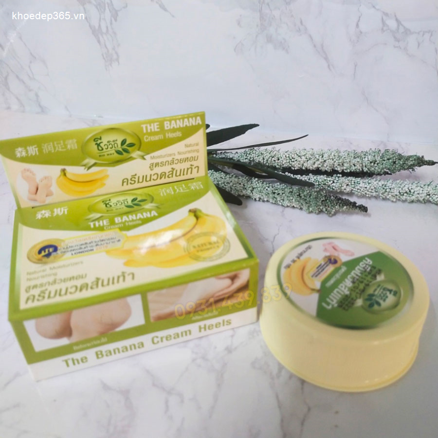 Kem Trị Nứt Gót Chân The Banana Cream Heels Thái Lan 30gr Kem trị nứt gót chân-1