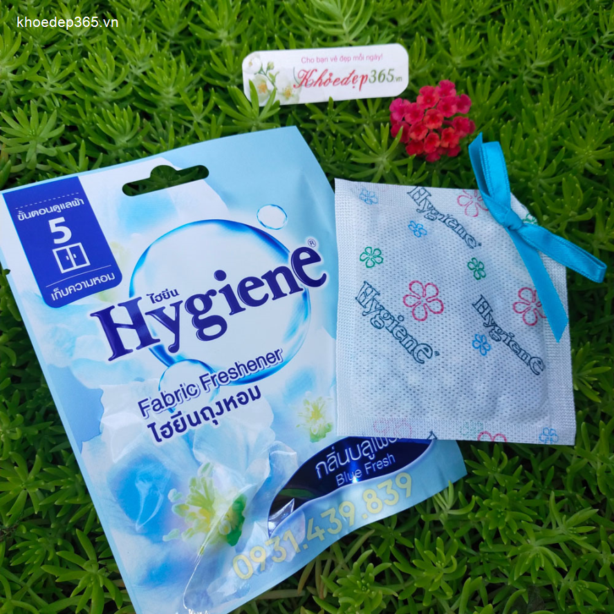 Túi Thơm Hương Hoa Đậm Đặc Hygiene Thái Lan - Blue Fresh Túi Thơm-2