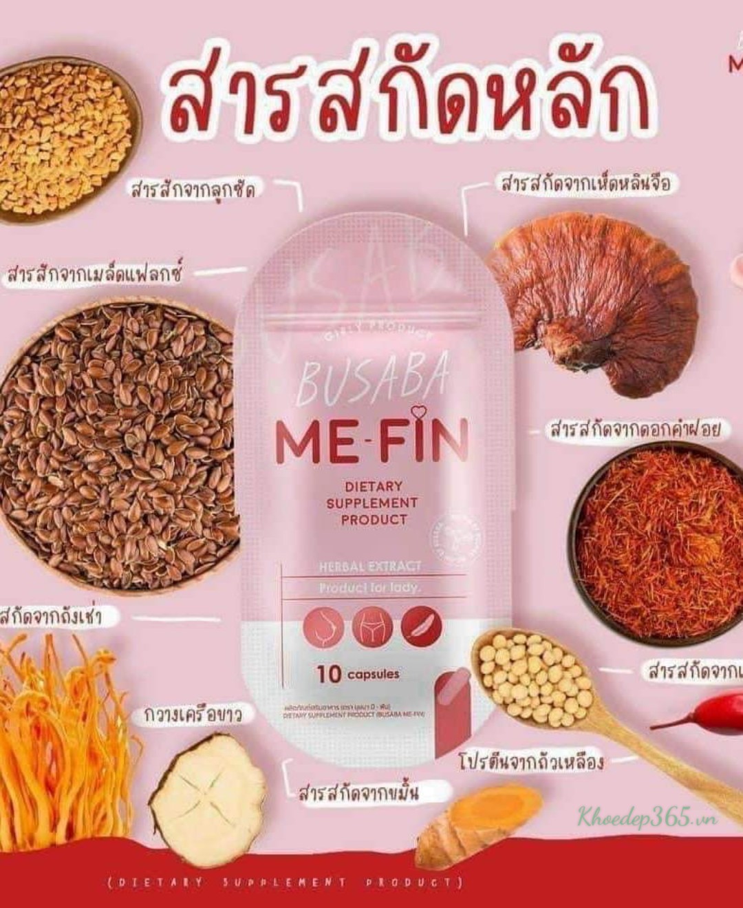 Viên Uống Nở Ngực Se Khít Madam Busaba Thái Lan Tăng - Giảm Cân-1