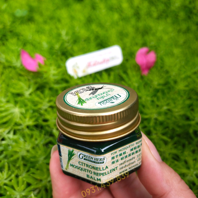 Dầu Bôi Trị Muỗi Đốt Green Herb Citronella Essence Balm Thái Lan