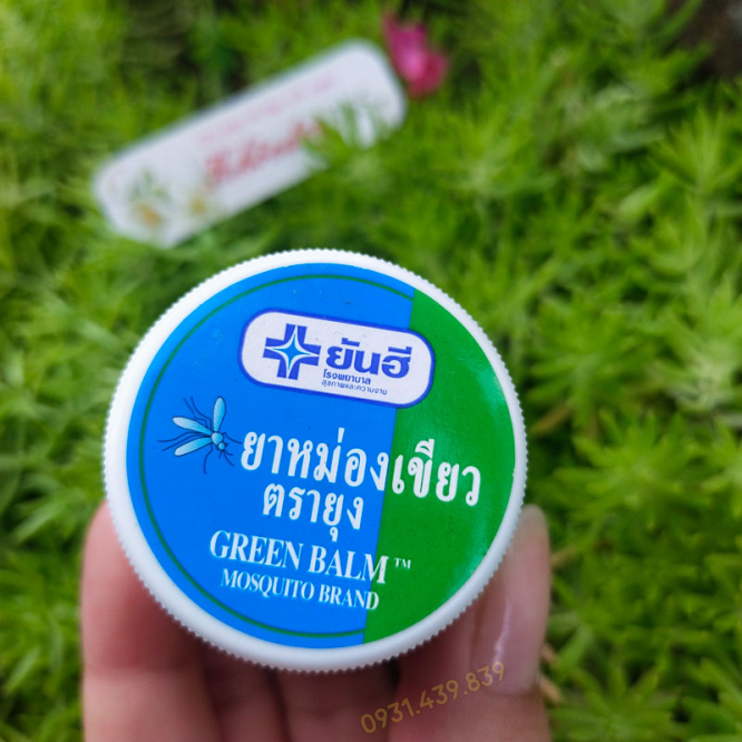 Dầu Thoa Trị Muỗi Đốt Yanhee Green Balm Mosquito Brand Thái Lan 13g