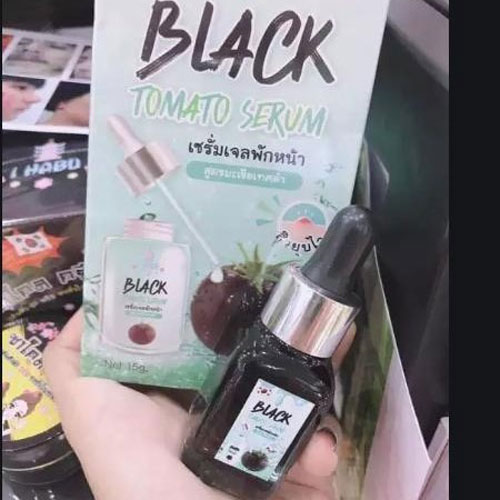 Serum Trị Mụn Trắng Da Cà Chua Đen Black Tomato Thái Lan