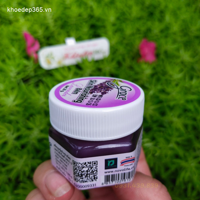 Dầu Cù Là Giúp Ngủ Ngon Grace Lavender Thái Lan 20gr-3