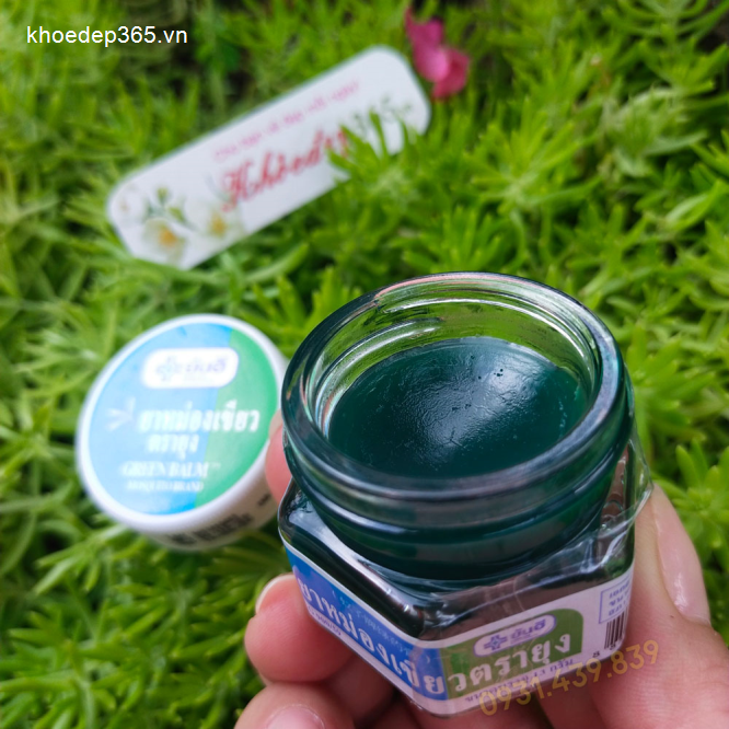 Dầu thoa trị muỗi đốt Green Balm Mosquito Brand Thái Lan 13g-2