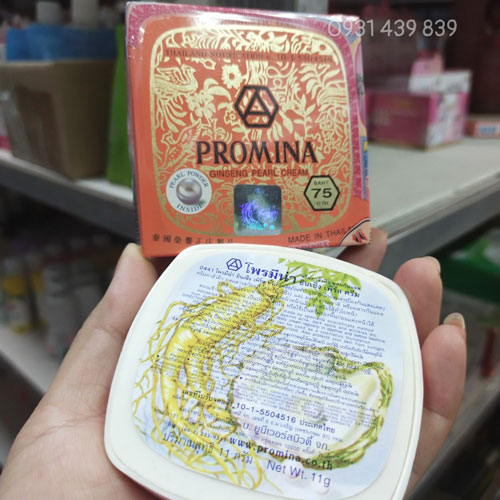 Kem Sâm Ngọc Trai Promina dưỡng trắng da, chống nắng, mờ nám, tàn nhang Thái Lan-2