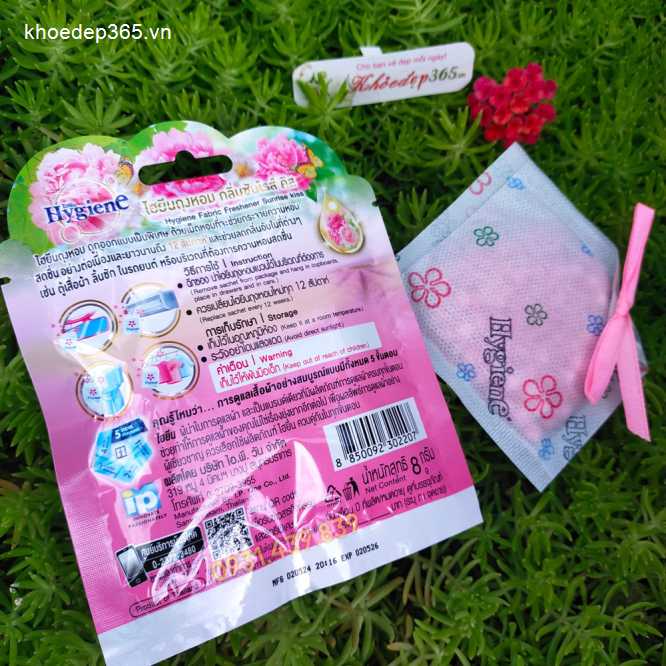 Túi Thơm Hương Hoa Đậm Đặc Hygiene Thái Lan - Sunrise Kiss-1